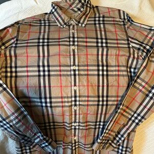 Burberry men’s cotton dress shirt size extra large